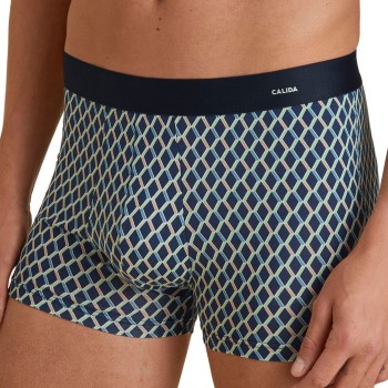 Calida Cotton Code Design New Boxer Marine Ternet bomuld Large Herre