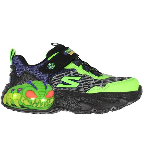 Skechers Skechers Sko m. Lys - Creature Lights - Sort/Lime