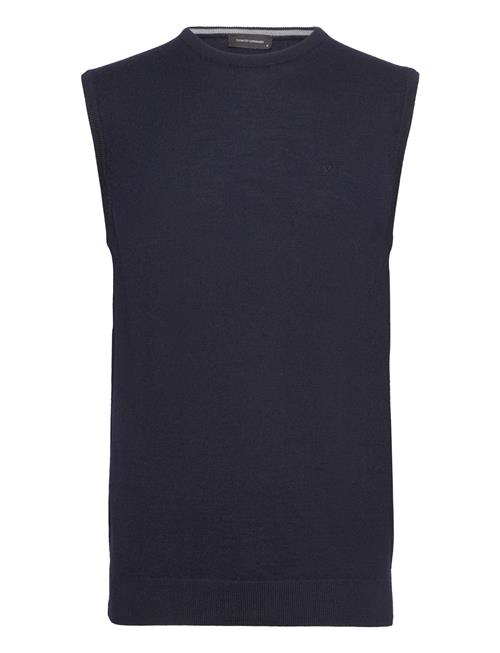 Se Clean Cut Copenhagen Merino Knit Vest Clean Cut Copenhagen Navy ved Booztlet