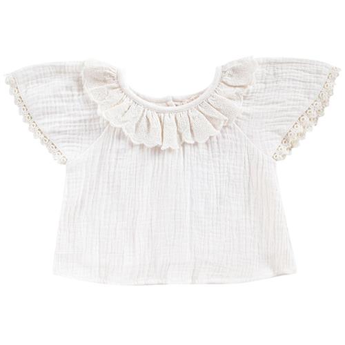 Louise Misha Antoinette Bluse Til Baby Hvid | Hvid | 12 months