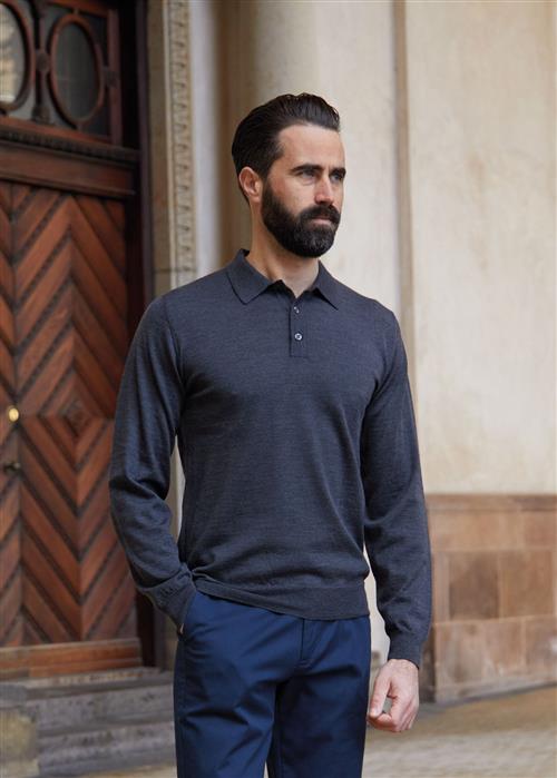 Se Appearance Merino Polo, Graphite - Str: XXL - Cotton ved Appearance