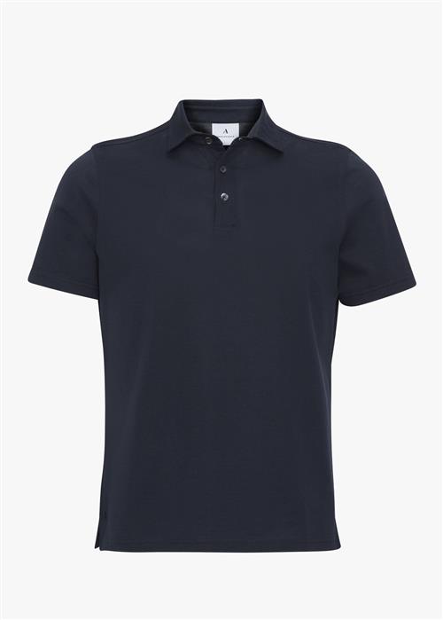 Se Appearance Pique Polo Shirt, Dark Sapphire - Str: L - Cotton ved Appearance