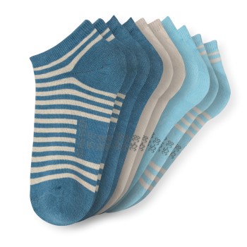 Schiesser Strømper 5P Women Sneaker Socks Flerfarvet Str 35/38 Dame