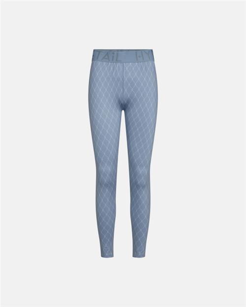 Leggings "logo" | Polyester | Blå