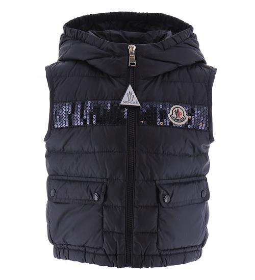 Moncler Moncler Dunvest - Esi - Navy m. Pailletter