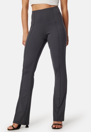 BUBBLEROOM Soft Suit Flared Trousers Dark grey M