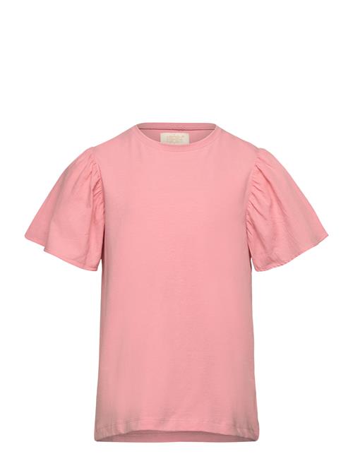 Se Creamie T-Shirt Ss Woven Creamie Pink ved Booztlet