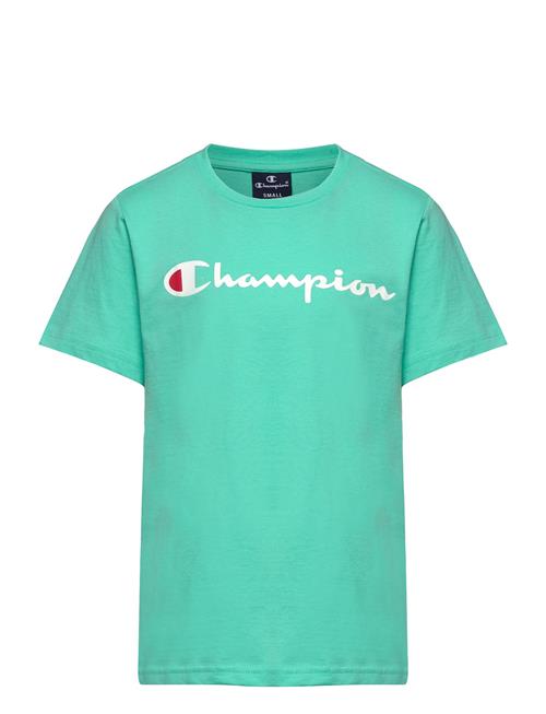 Se Champion Crewneck T-Shirt Champion Green ved Booztlet