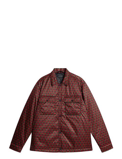 J. Lindeberg Nile Padded Print Overshirt J. Lindeberg Brown