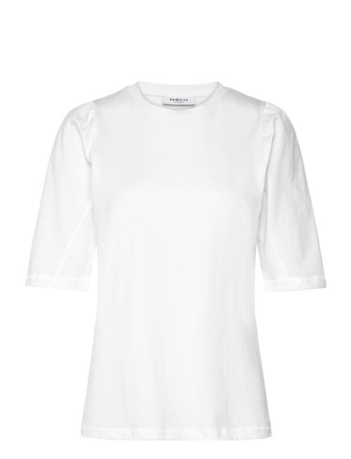 MSCH Copenhagen Mschtiffa Logan 2/4 Puff Tee MSCH Copenhagen White