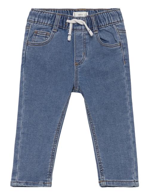 Se Mango Drawstring Waist Jeans Mango Blue ved Booztlet