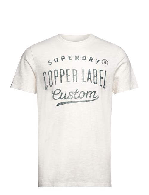 Superdry Copper Label Workwear Tee Superdry Cream