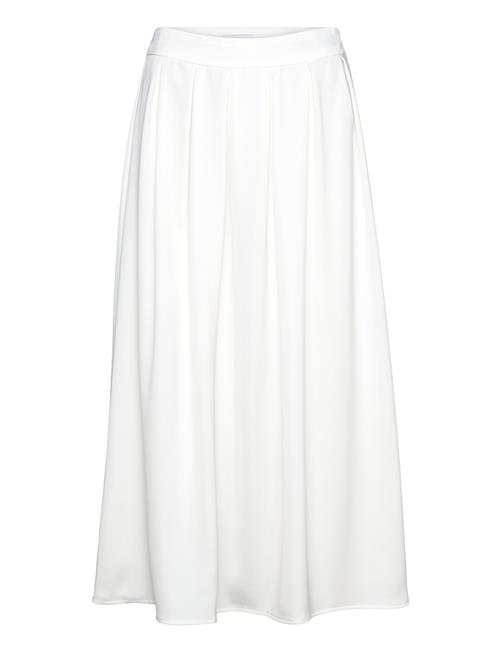 Vila Visalini Midi Skirt/Br/Dc Vila White