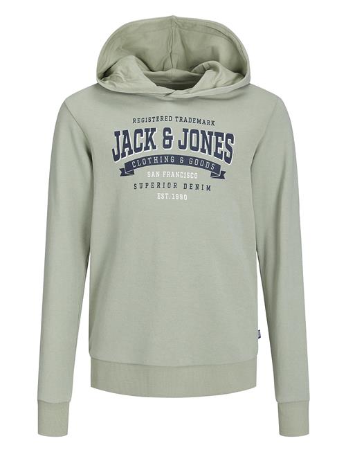 Jack & Jones Jjelogo Sweat Hood 2 Col 23/24 Sn Mni Jack & J S Green