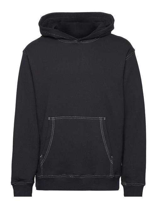 Custom Hoodie-Black Contrast Stitch Taikan Black