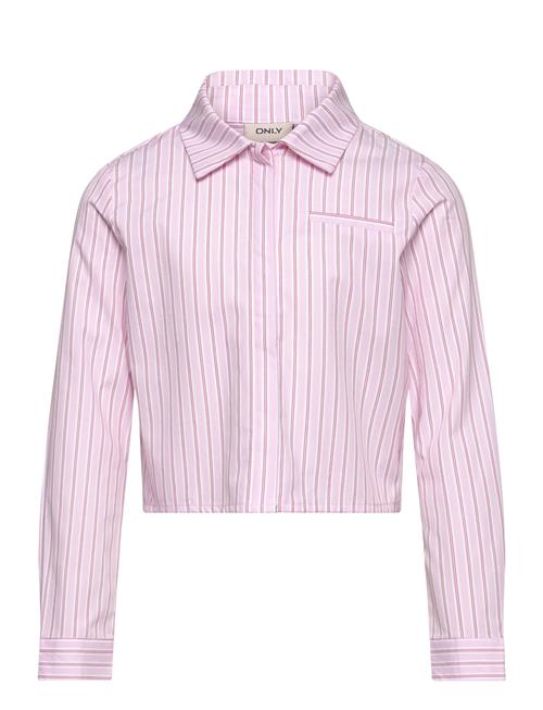 Kids Only Kogholly Michelle Stripe Short Shirt Wvn Kids Only Pink