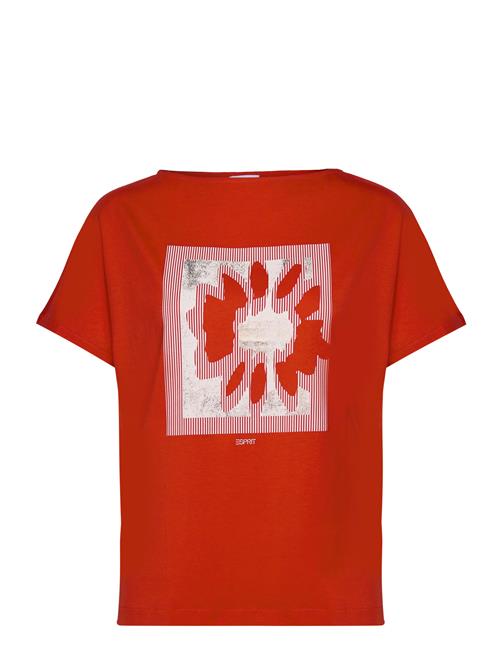 Se Esprit Casual T-Shirts Esprit Casual Red ved Booztlet