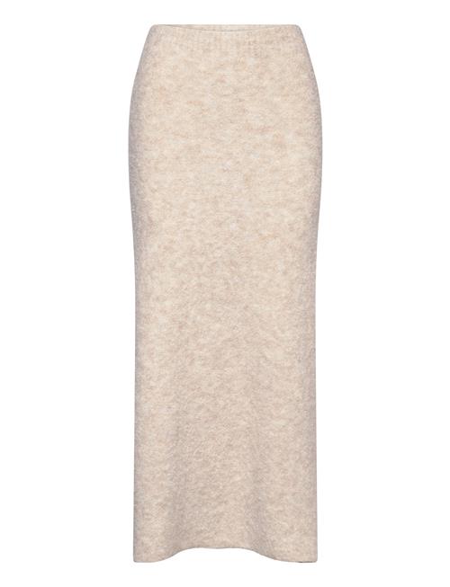 NORR Filine Knit Skirt NORR Beige