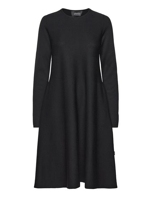 ella&il Cecilie Long Merino Dress Ella&il Black