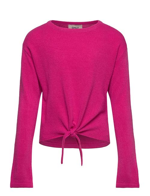 Kids Only Kognew Amalia Ls Knot O-Neck Knt Kids Only Pink