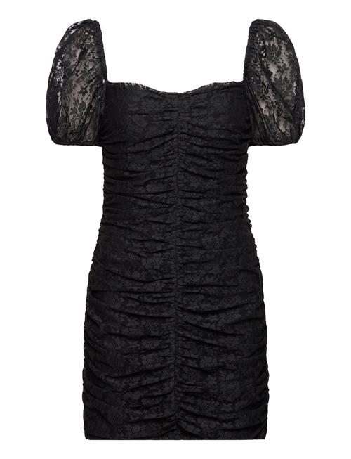 Se ROTATE Birger Christensen Lace Puff Sleeve Dress ROTATE Birger Christensen Black ved Booztlet