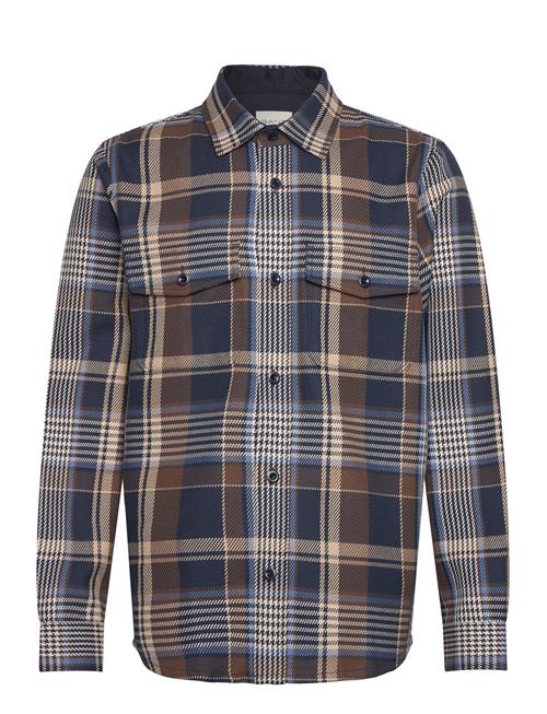 GANT Heavy Twill Check Overshirt GANT Navy