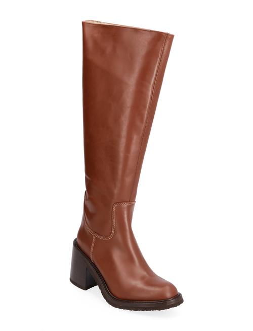 Se ANGULUS Boots - Block Heel ANGULUS Brown ved Booztlet