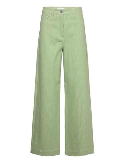 REMAIN Birger Christensen Striped Canvas Pants REMAIN Birger Christensen Green