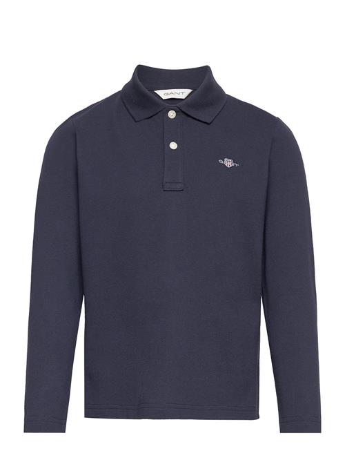 GANT Shield Ls Pique GANT Navy