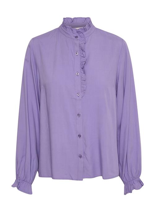 Crvenea Shirt Cream Purple