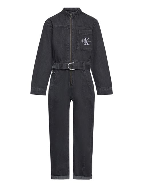 Calvin Klein Denim Black Ls Jumpsuit Calvin Klein Black