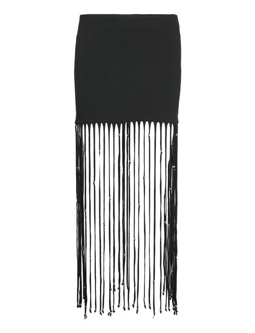 Light Jersey Maxi Skirt ROTATE Birger Christensen Black