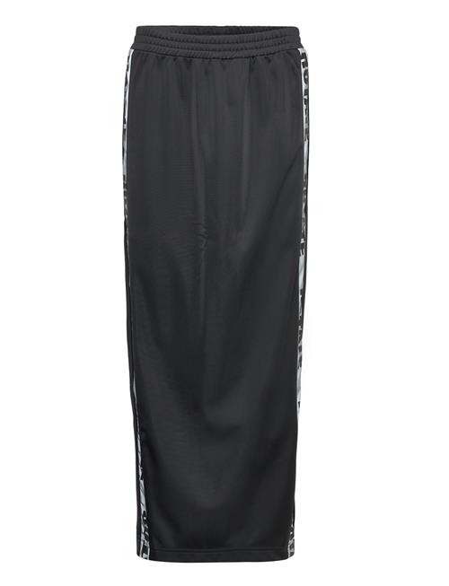 ROTATE Birger Christensen Maxi Straight Slit Skirt ROTATE Birger Christensen Black