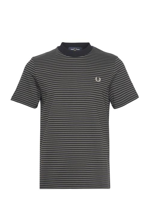 Fine Stripe Tee Fred Perry Black