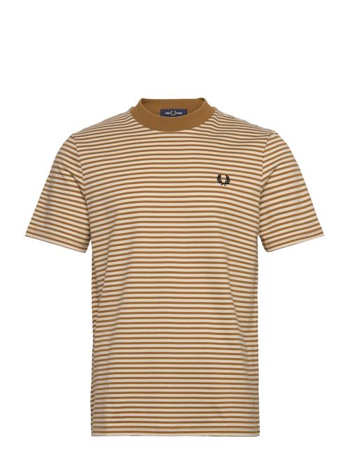 Fred Perry Fine Stripe Tee Fred Perry Khaki