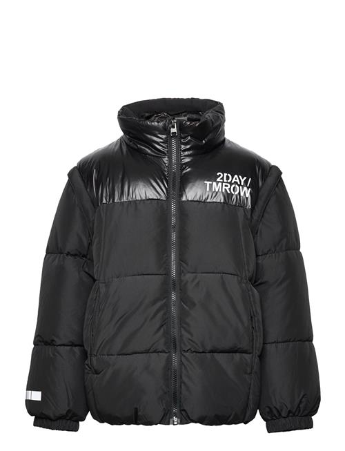 Lindex Jacket Puffer Detachable Sleev Lindex Black