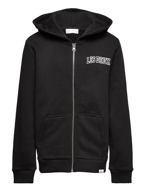 Se Les Deux Blake Zipper Hoodie Kids Les Deux Black ved Booztlet