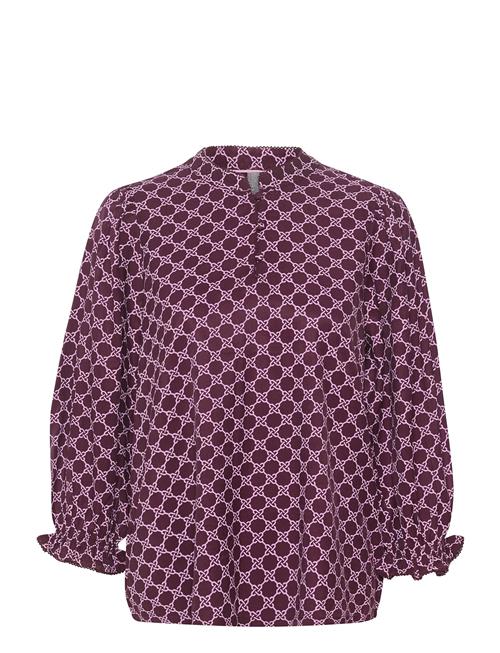 Se Culture Cuchaina Blouse Culture Burgundy ved Booztlet