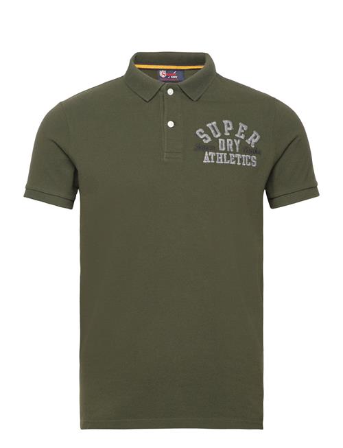 Applique Classic Fit Polo Superdry Khaki