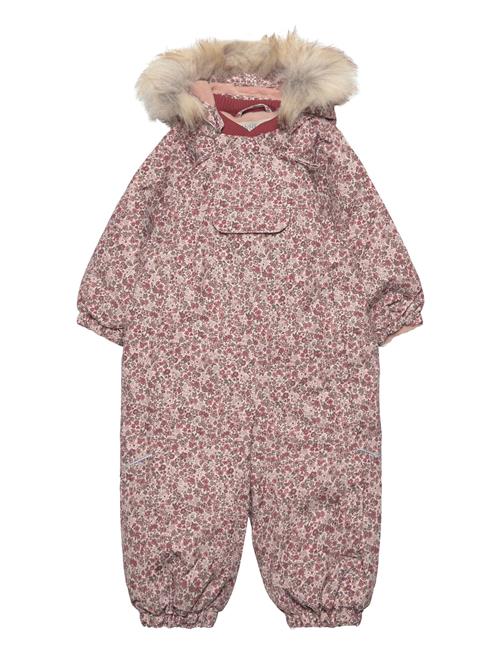 Se Wheat Snowsuit Nickie Tech Wheat Pink ved Booztlet