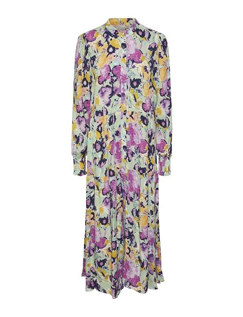 Yasalira Ls Long Dress S. YAS Green