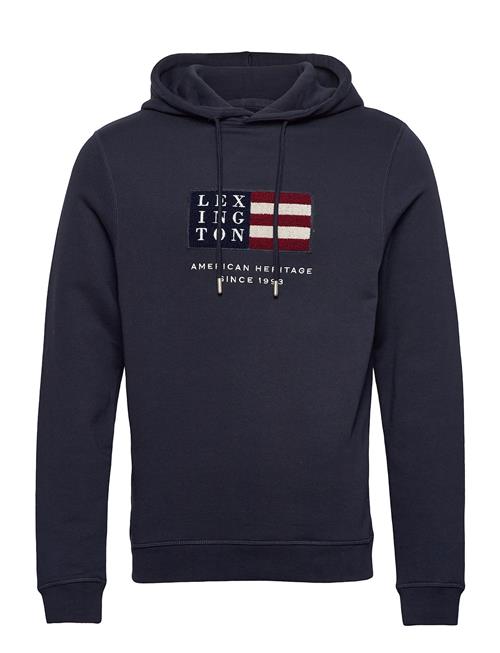 Se Lexington Clothing Perry Organic Cotton Hood Lexington Clothing Navy ved Booztlet