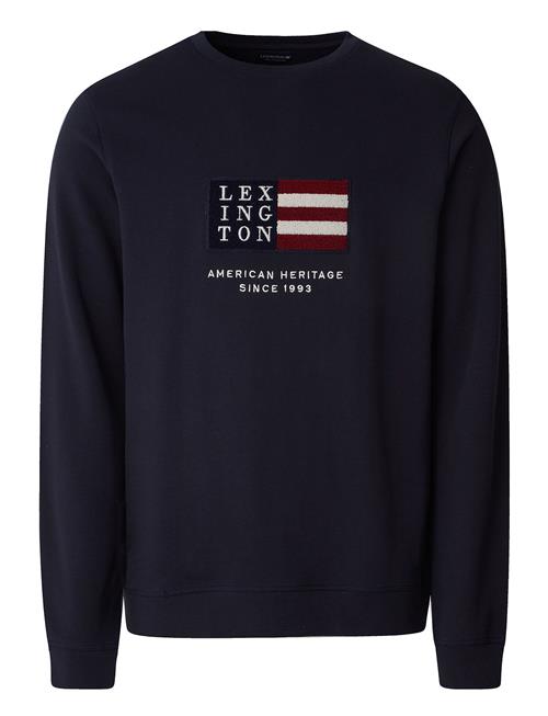 Lexington Clothing Barry Organic Cotton Sweatshirt Lexington Clothing Blue