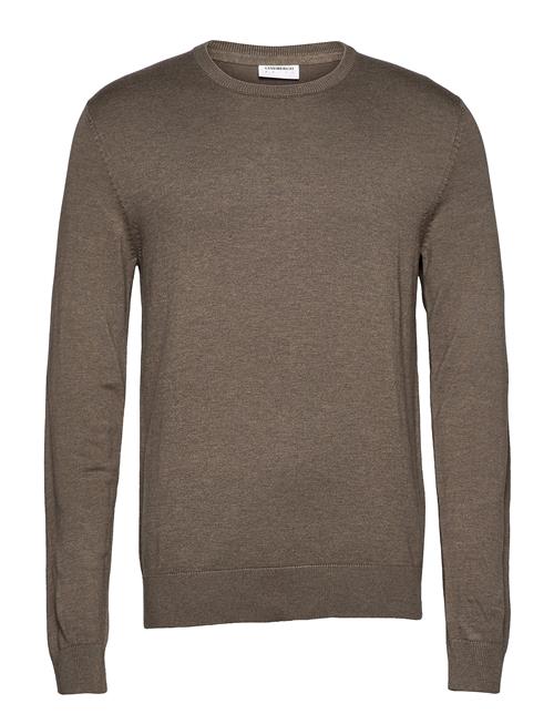 Se Lindbergh Ecovero L/S O-Neck Knit Lindbergh Grey ved Booztlet