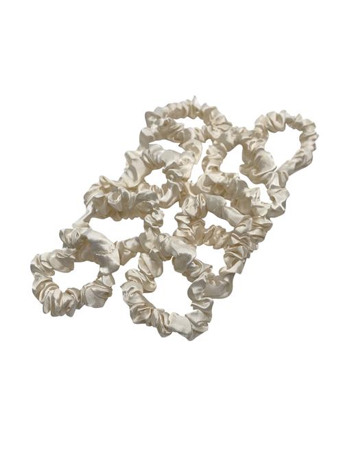 Pipol's Bazaar Skinny Scrunchie 10 Pcs Pipol's Bazaar Cream