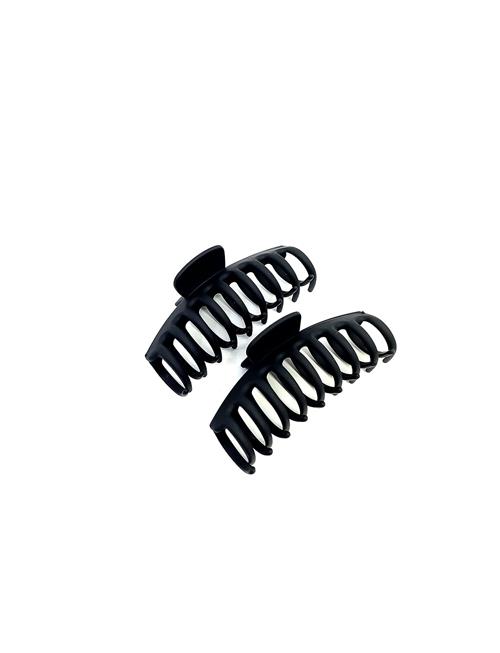 Bella Hair Claw 2 Pcs Pipol's Bazaar Black