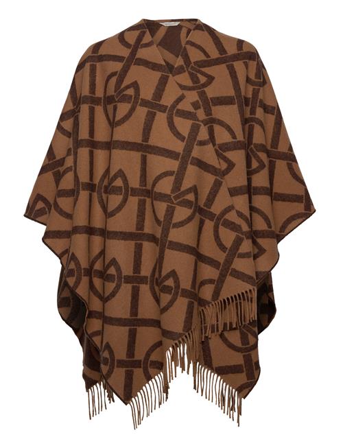 GANT G Pattern Poncho GANT Brown