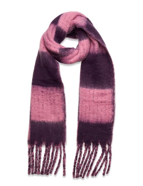 Se Lindex Scarf Jaquard Squares Lindex Pink ved Booztlet