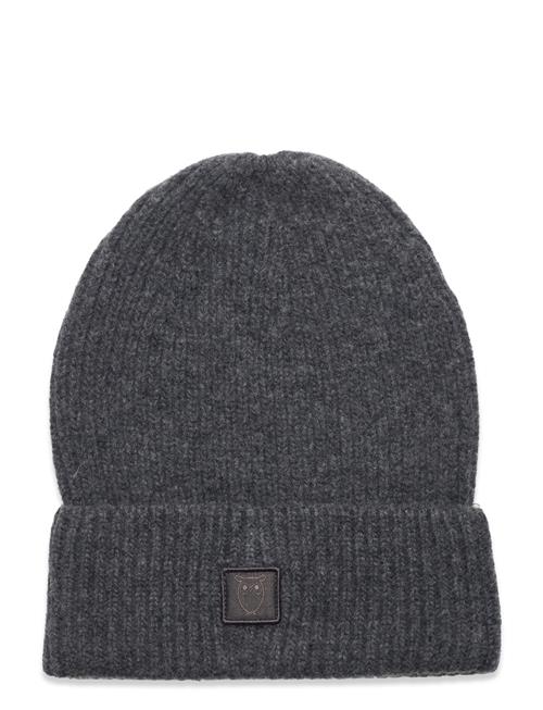 Knowledge Cotton Apparel High Wool Beanie - Rws Knowledge Cotton Apparel Grey