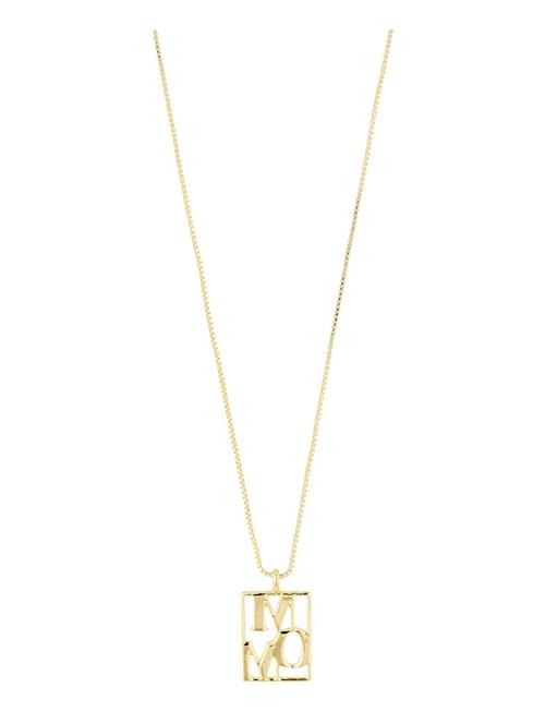 Pilgrim Love Tag Recycled Mom Necklace Pilgrim Gold